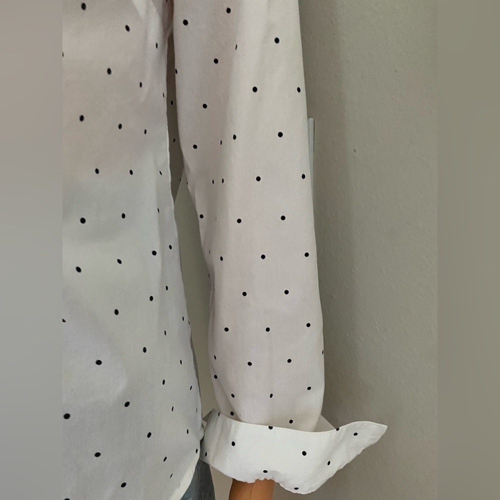 APT. 9. WOMENS White Polka Dot Women's Top - Picture 3 of 16